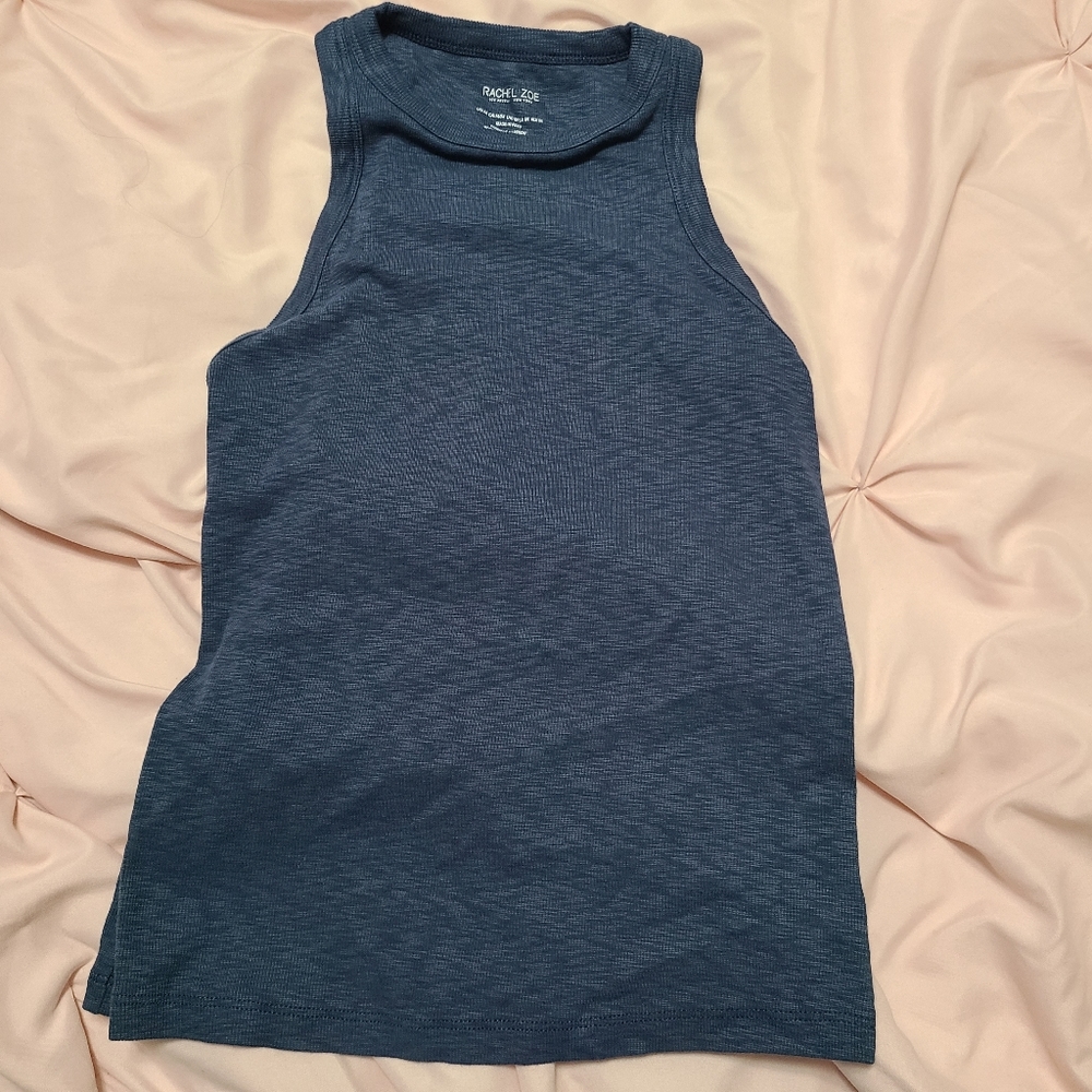 Dark blue navy tank top